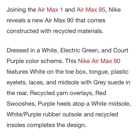 Unique Nike Air Max 90 “Court Purple” with recycled materials - Picture 9 of 9